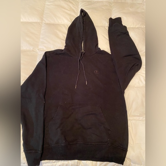 Black Champion Hoodie - Picture 1 of 3